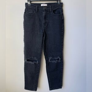 Black Distressed Jeans